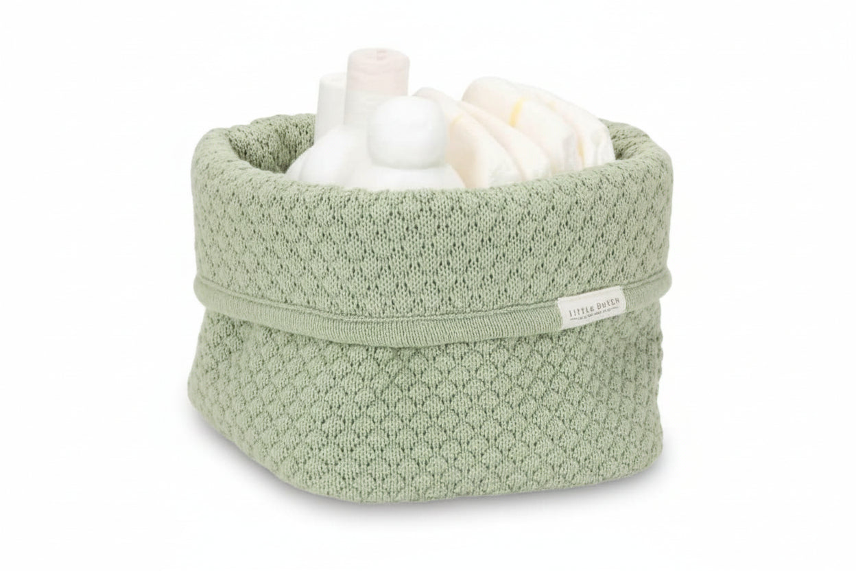 Baby Basket Piccolo Tricotti Pure Sage