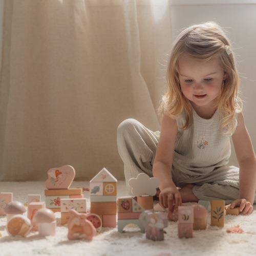 Cubetti Da Costruzione In Legno -  Fairy Garden