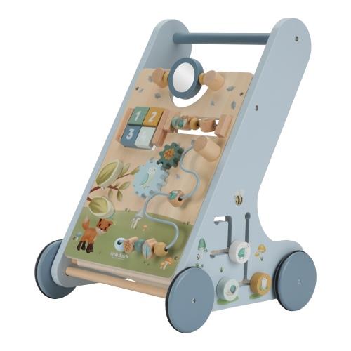 Carrellino Primi Passi Multi Attività In Legno - Forest Friends
