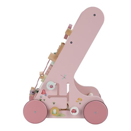 Carrellino Primi Passi Multi Attività In Legno - Fairy Garden