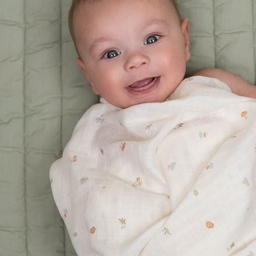 Mussola 100% Cotone - Swaddle - Forest Treasures