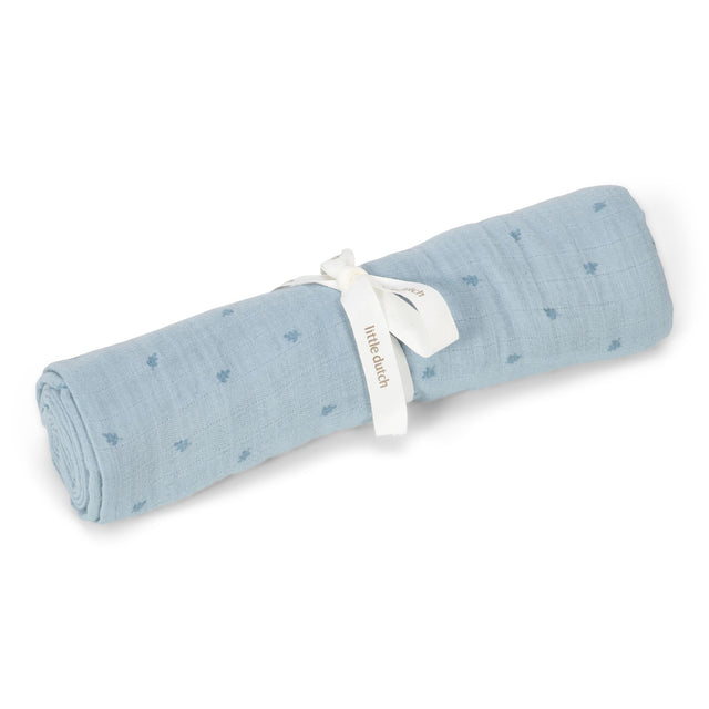 Mussola 100% Cotone - Swaddle - Denim Blue