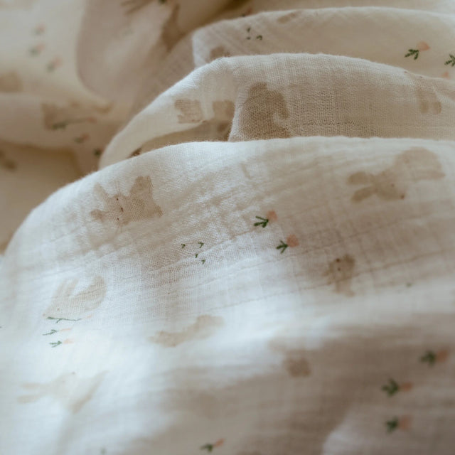 Mussola 100% Cotone - Swaddle - Baby Bunny