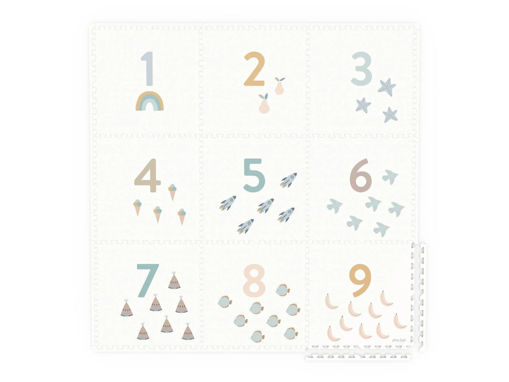 Tappeto Puzzle Numeri - 180 x 180 cm - 100% EEVAA