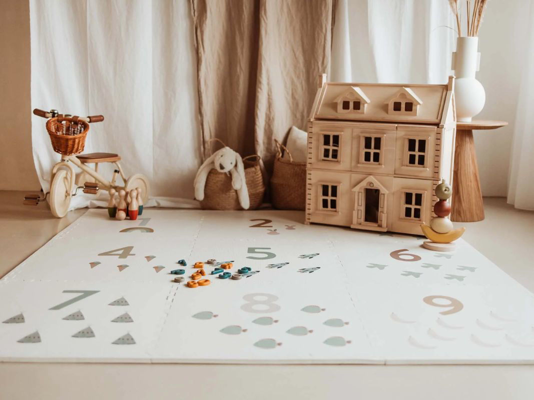Tappeto Puzzle Numeri - 180 x 180 cm - 100% EEVAA