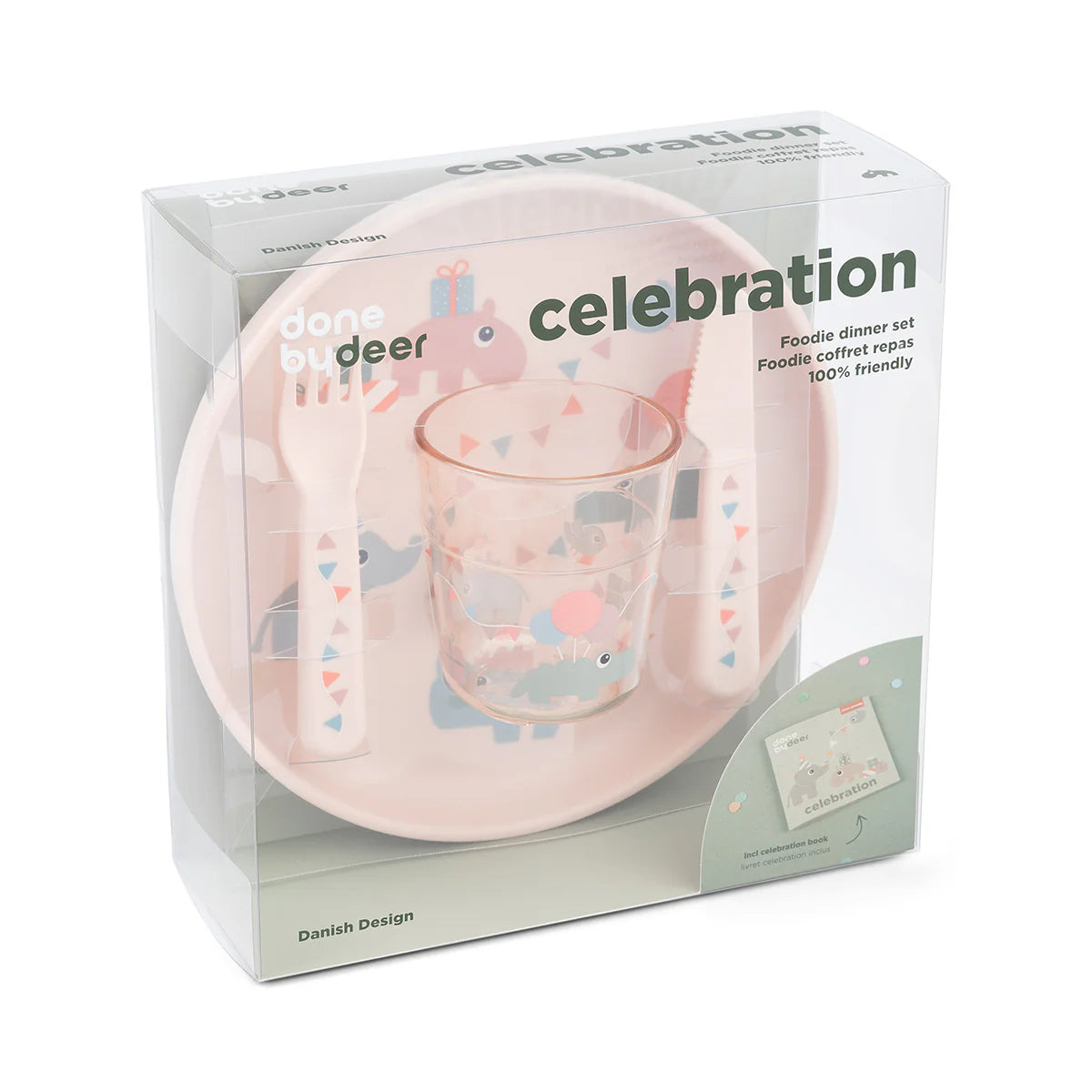 Set Pappa In Plastica 100% PP Alimentare con Base Antiscivolo - Cipria