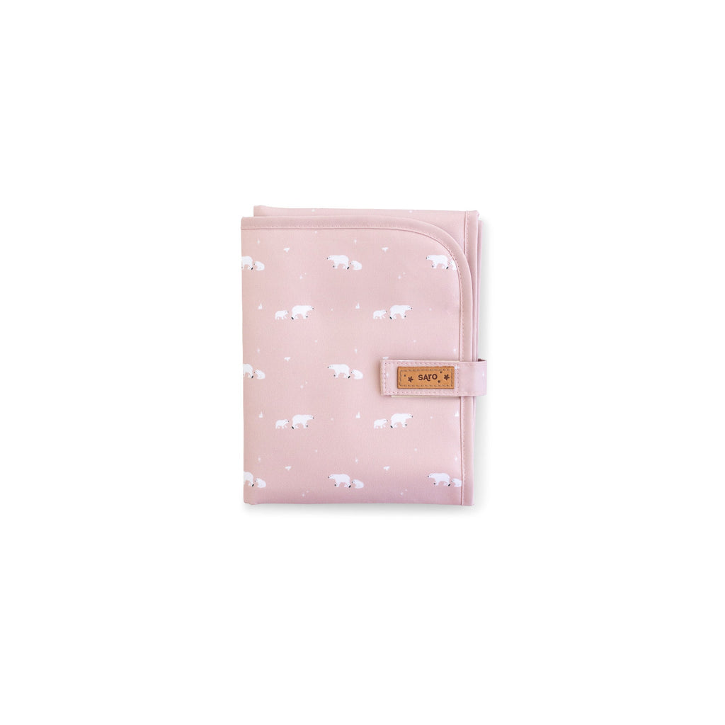 Fasciatoio Da Viaggio Pieghevole - Dusty Pink - Saro