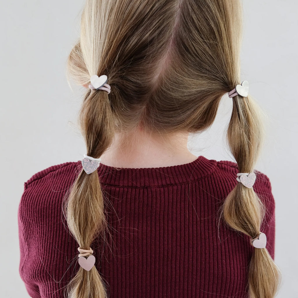 Mini Elastici Capelli - Heart