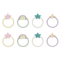 Mini Elastici Capelli - Arcobaleno e Stella