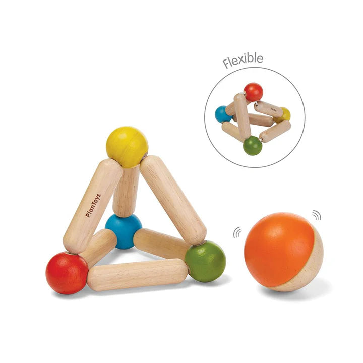 Triangolo Attività Sensoriale In Legno