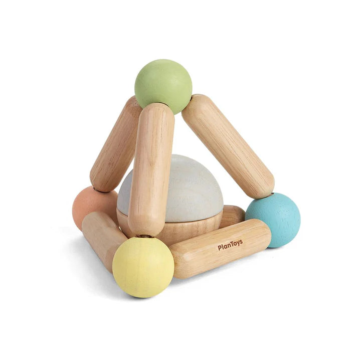 Triangolo Attività Sensoriale In Legno - Pastello