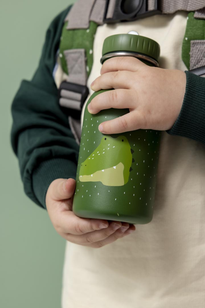 Borraccia In Acciaio Inox Con Tappo Con Beccuccio 350 ml - Alligatore