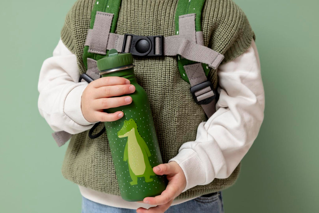 Borraccia In Acciaio Inox Con Tappo Con Beccuccio 500 ml - Alligatore