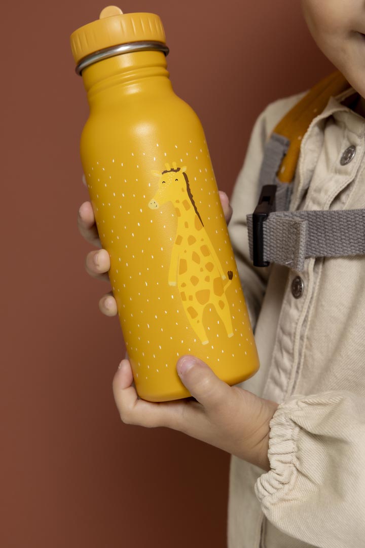 Borraccia In Acciaio Inox Con Tappo Con Beccuccio 500 ml - Giraffa