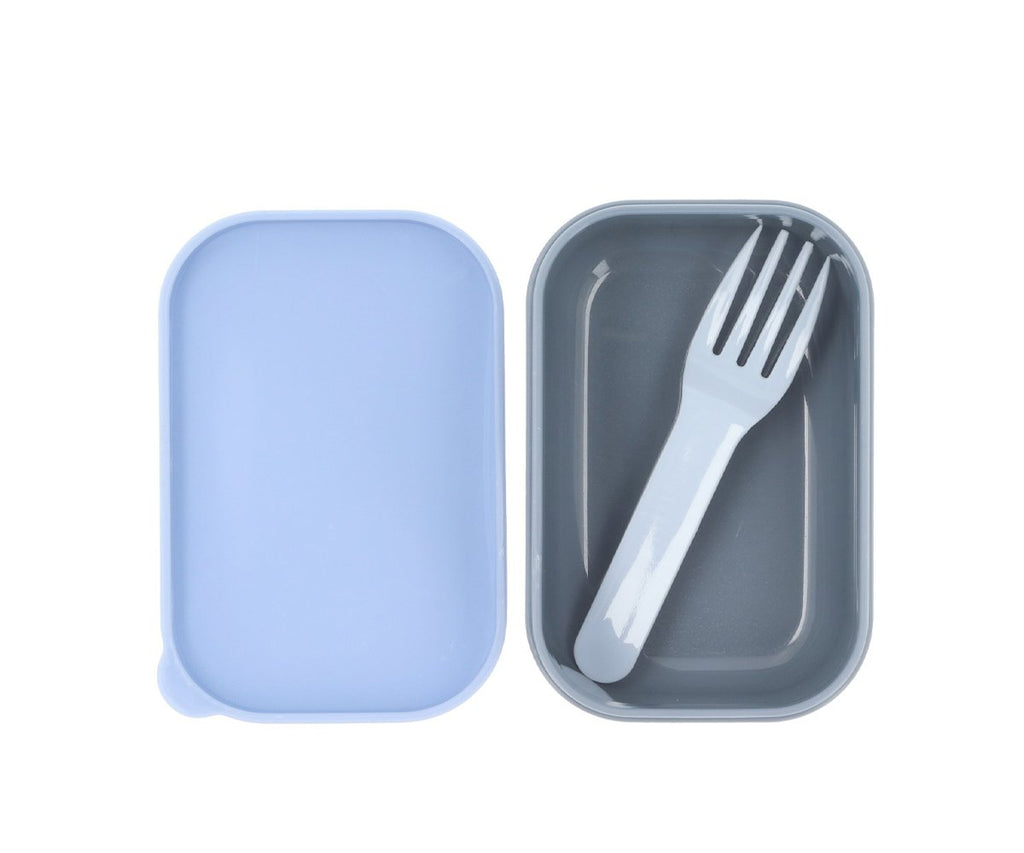 Porta Merenda  Con Coperchio Bento Ermetico - Stripes Blu