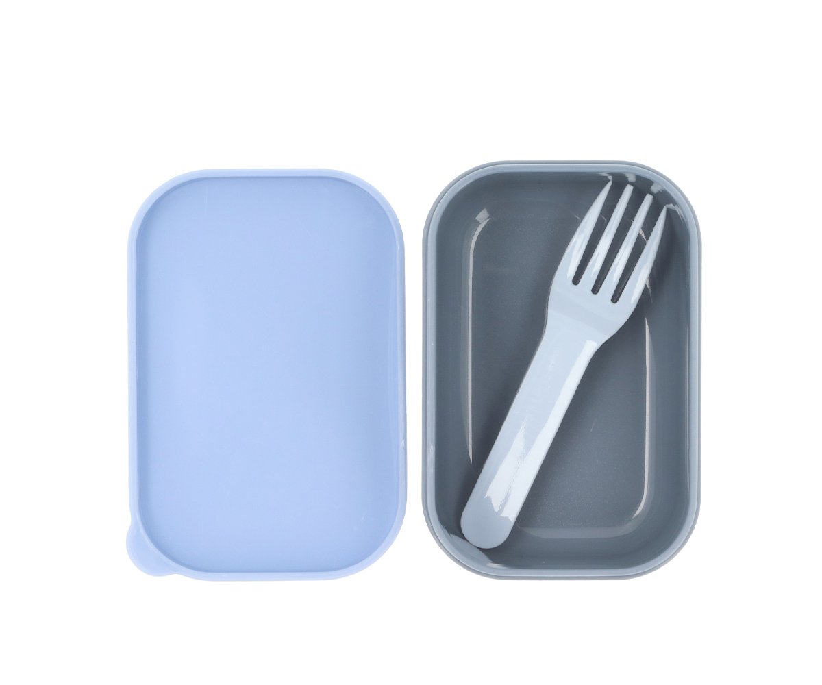 Porta Merenda  Con Coperchio Bento Ermetico - Stripes Blu