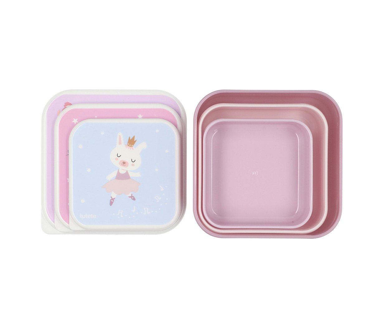 Porta Merenda 3 Scatoline Snack - Ballet