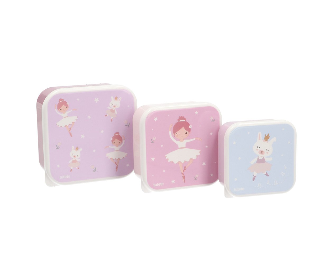 Porta Merenda 3 Scatoline Snack - Ballet