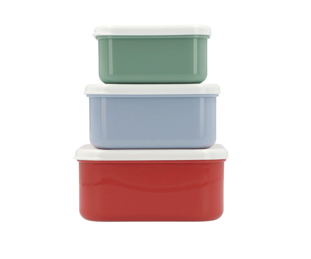 Porta Merenda 3 Scatoline Snack - Little Red