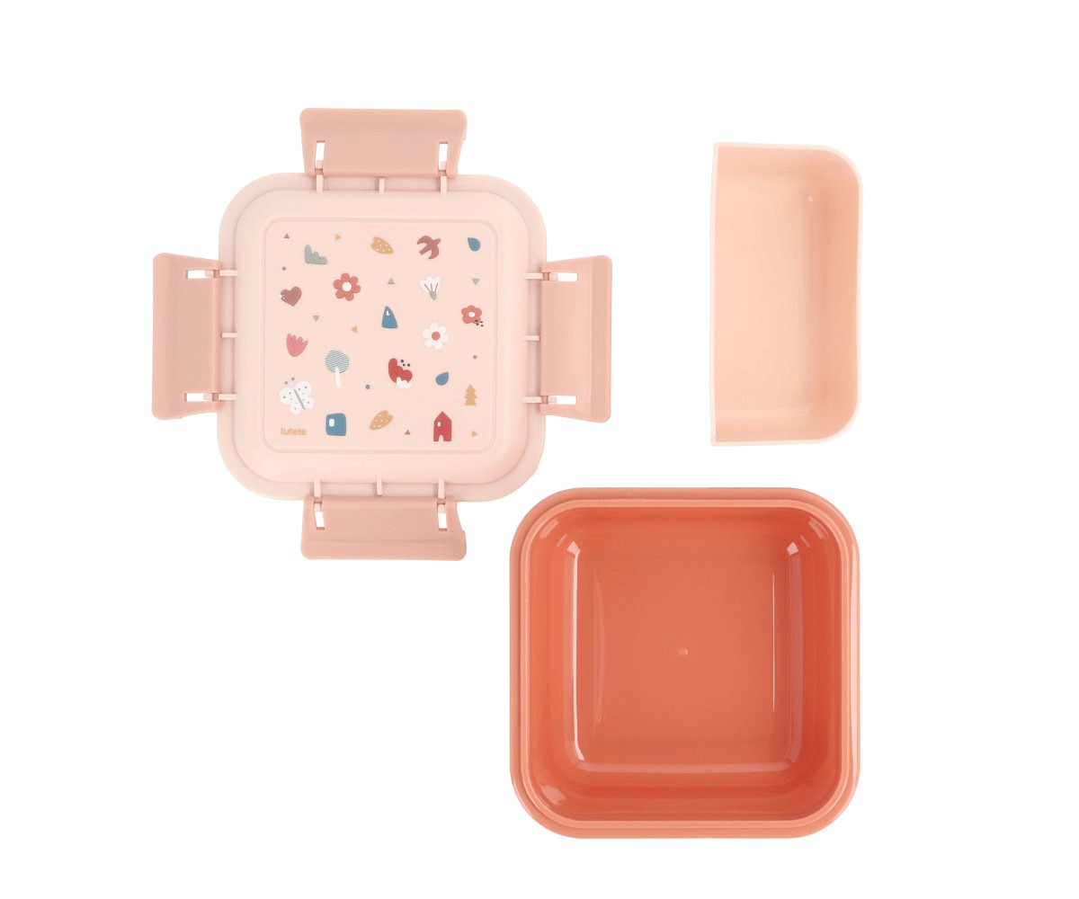 Porta Merenda Con Separatore Estraibile - Geometric Nature