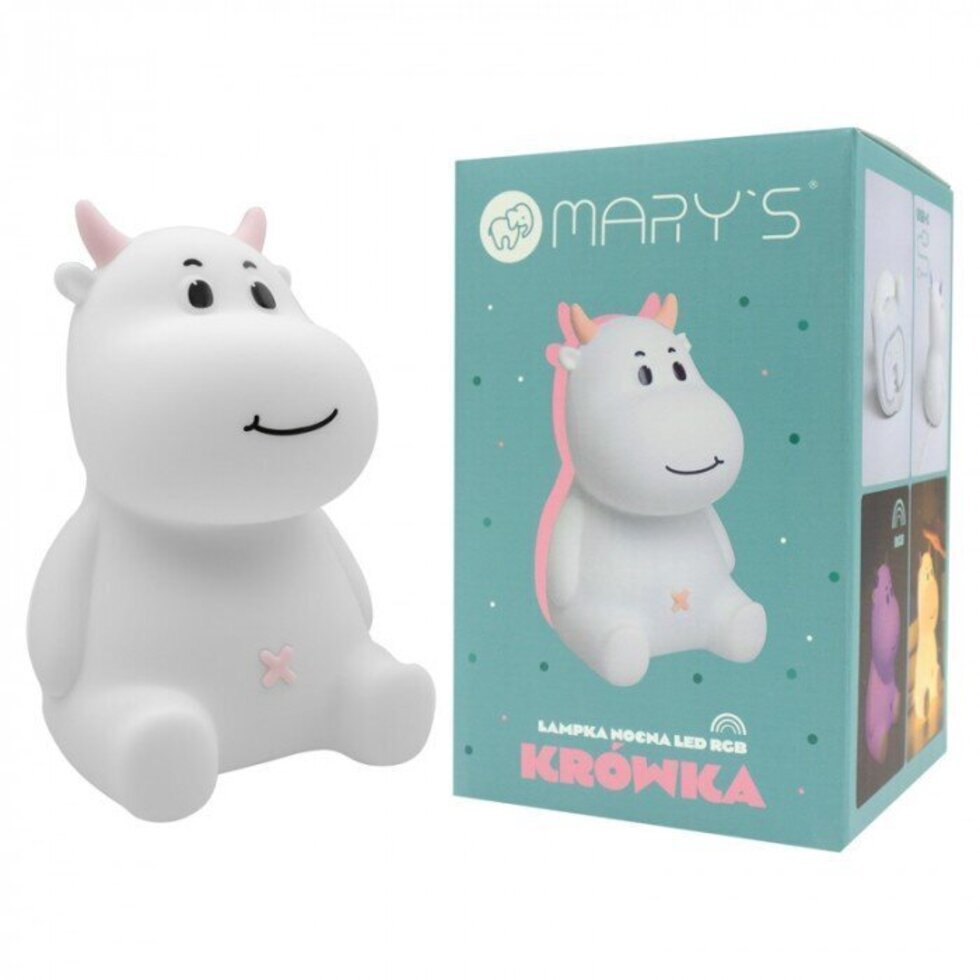 Luce Notturna a LED - Mucca Rosa