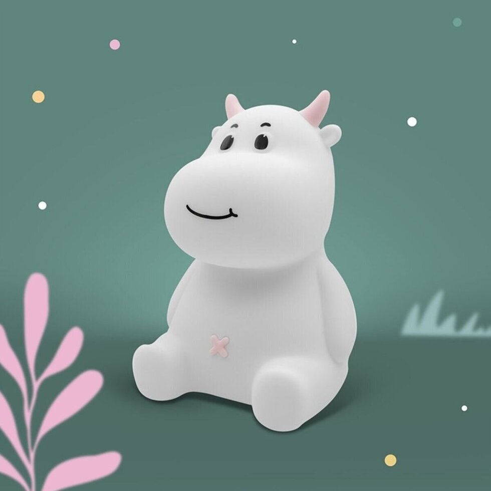 Luce Notturna a LED - Mucca Rosa
