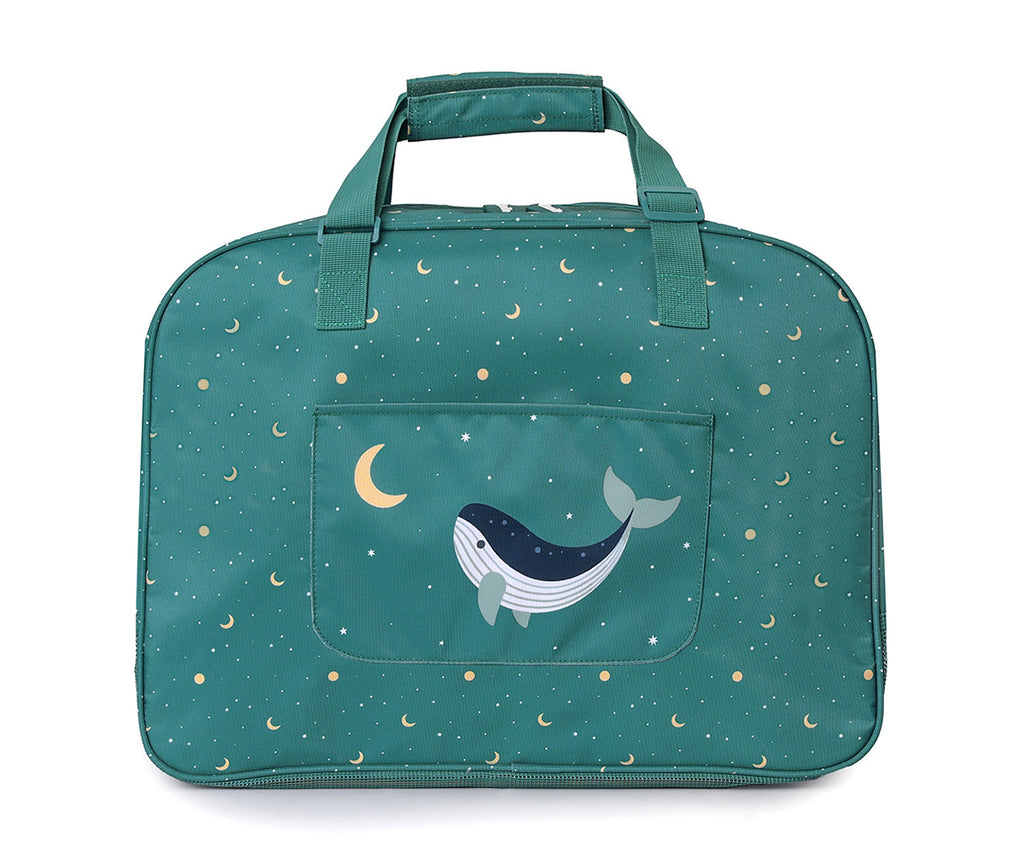 Borsa Spiaggia Anti Sabbia - Teal Whale