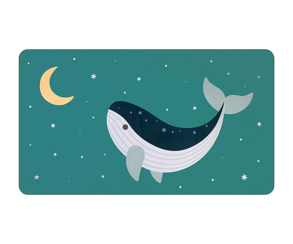 Telo Microfibra - Teal Whale