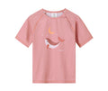T-shirt Nuoto Protezione Solare - Pink Whale
