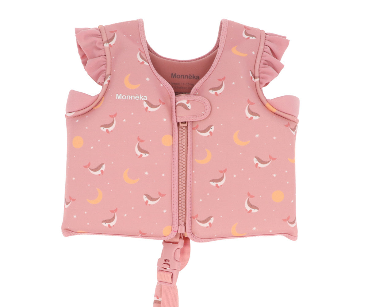 Giacca Galleggiante Apprendimento - Pink Whale