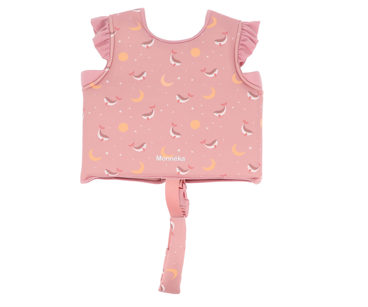 Giacca Galleggiante Apprendimento - Pink Whale