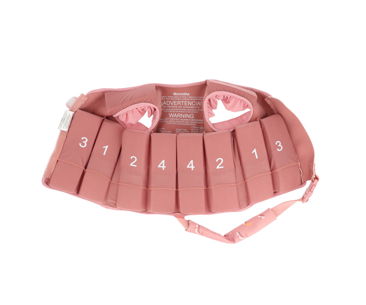Giacca Galleggiante Apprendimento - Pink Whale