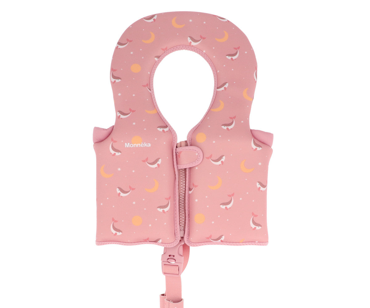 Giacca Galleggiante Apprendimento - Pink Whale