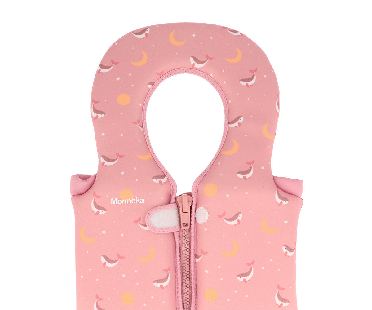 Giacca Galleggiante Apprendimento - Pink Whale
