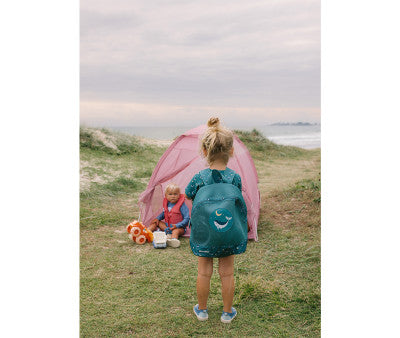 Zainetto Spiaggia Anti Sabbia - Teal Whale