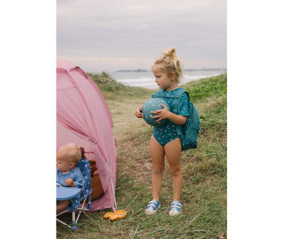 Zainetto Spiaggia Anti Sabbia - Teal Whale