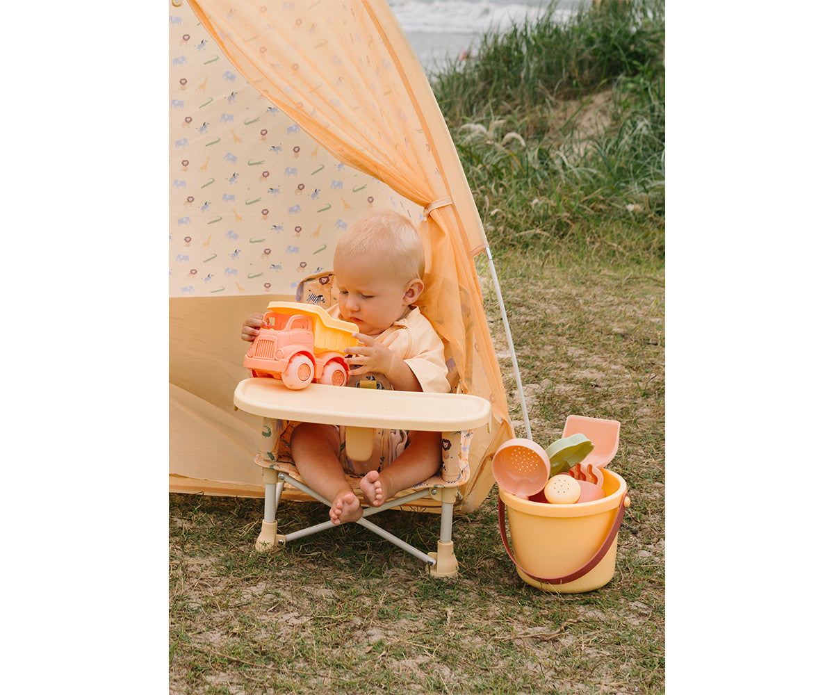 Set Spiaggia Con Camioncino - Wild Animals