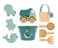 Set Spiaggia Con Camioncino - Teal Whale