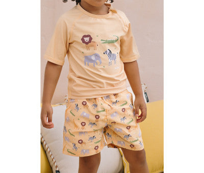 T-shirt Nuoto Protezione Solare - Wild Animals