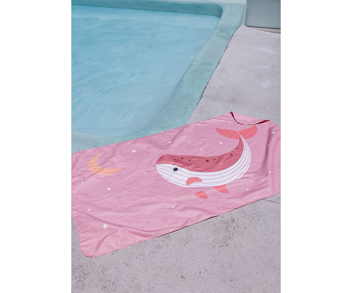 Telo Microfibra - Pink Whale