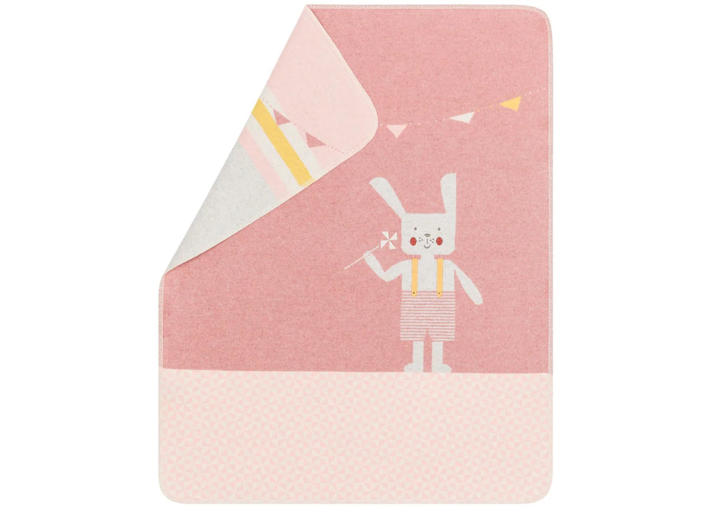 Coperta Flanella - Coniglietto Rosa - David Fussenegger