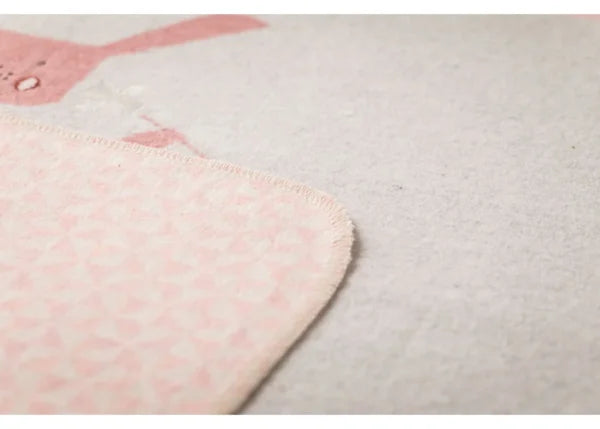Coperta Flanella - Coniglietto Rosa - David Fussenegger - immagine 2