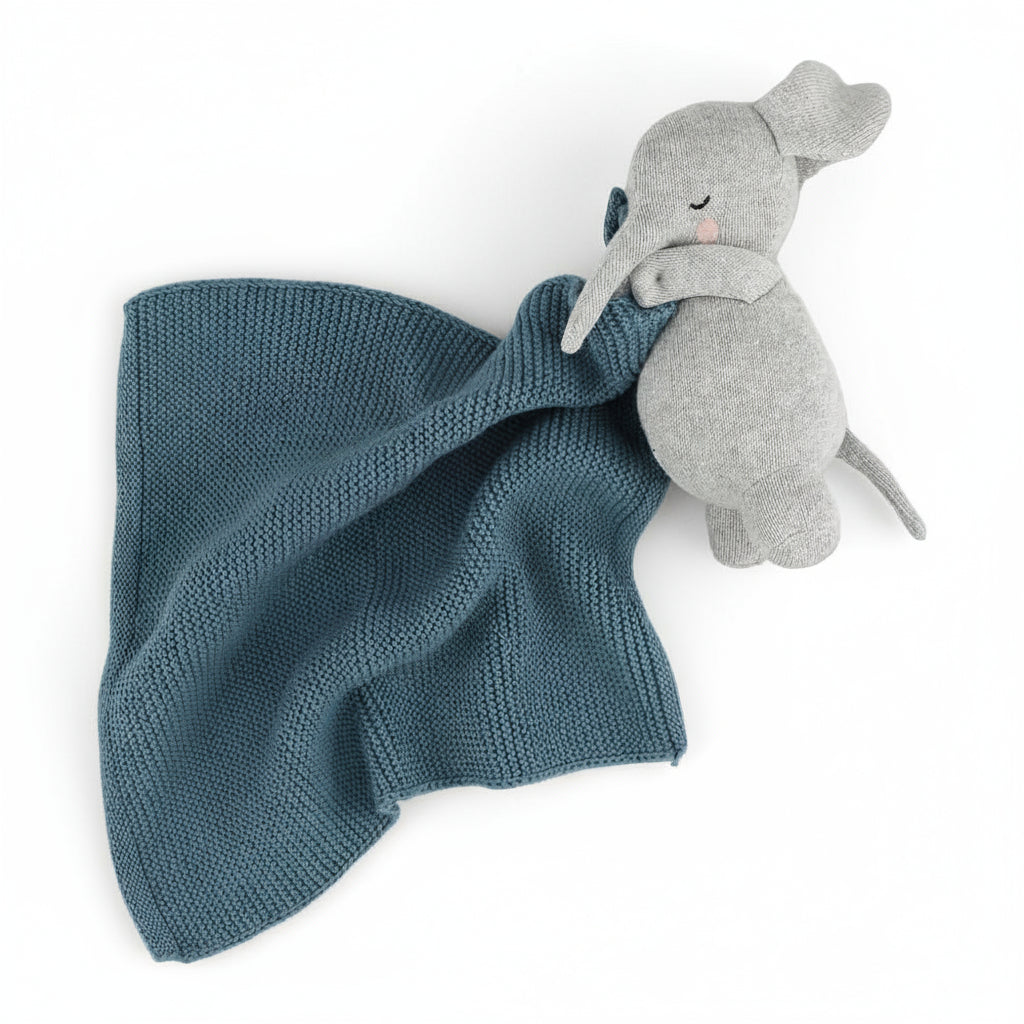 Dou Dou Elefante Con Copertina Blu