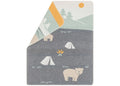 Coperta Flanella - Camping Grigio - David Fussenegger