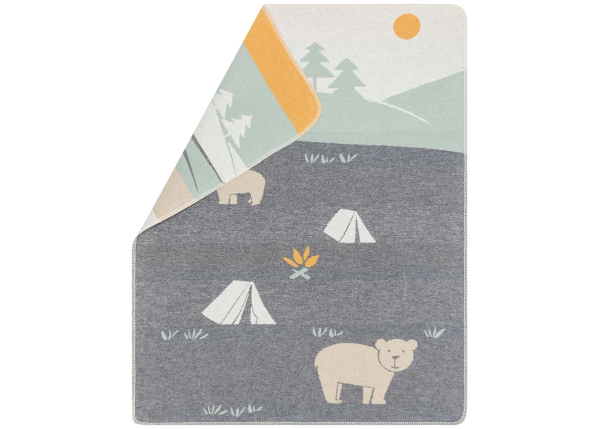 Coperta Flanella - Camping Grigio - David Fussenegger