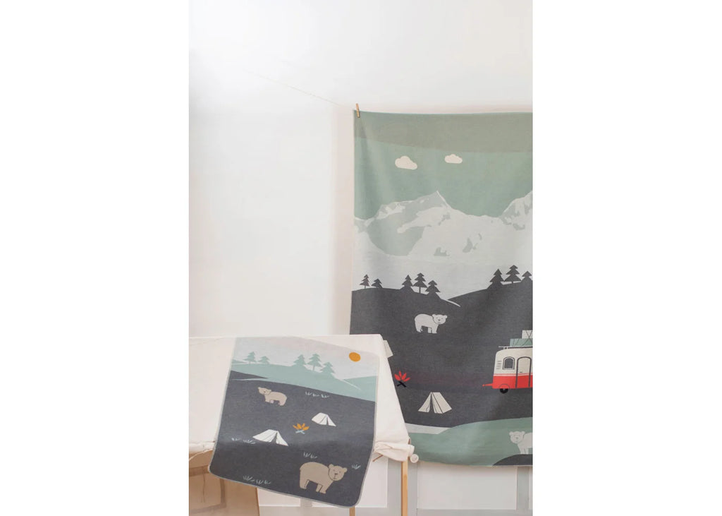 Coperta Flanella - Camping Grigio - David Fussenegger - immagine 5