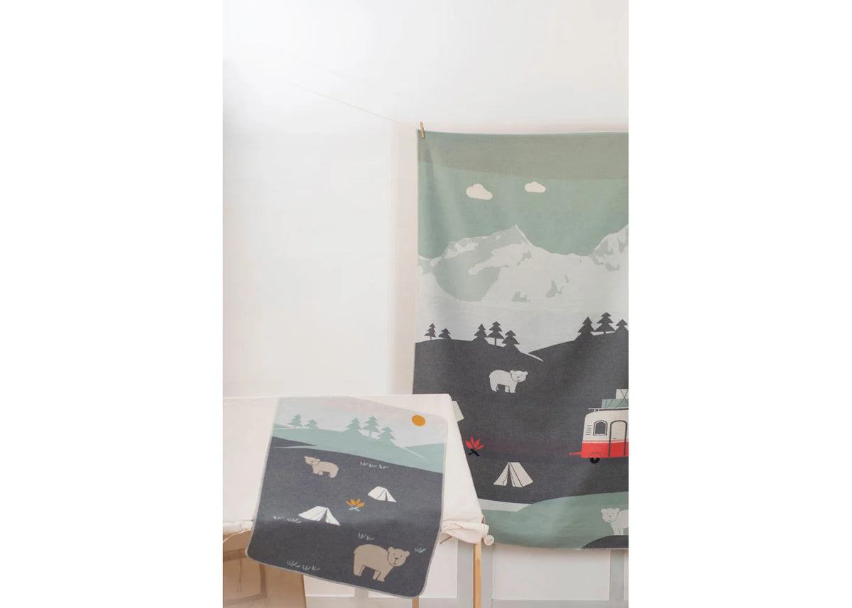 Coperta Flanella - Camping Grigio - David Fussenegger - immagine 5