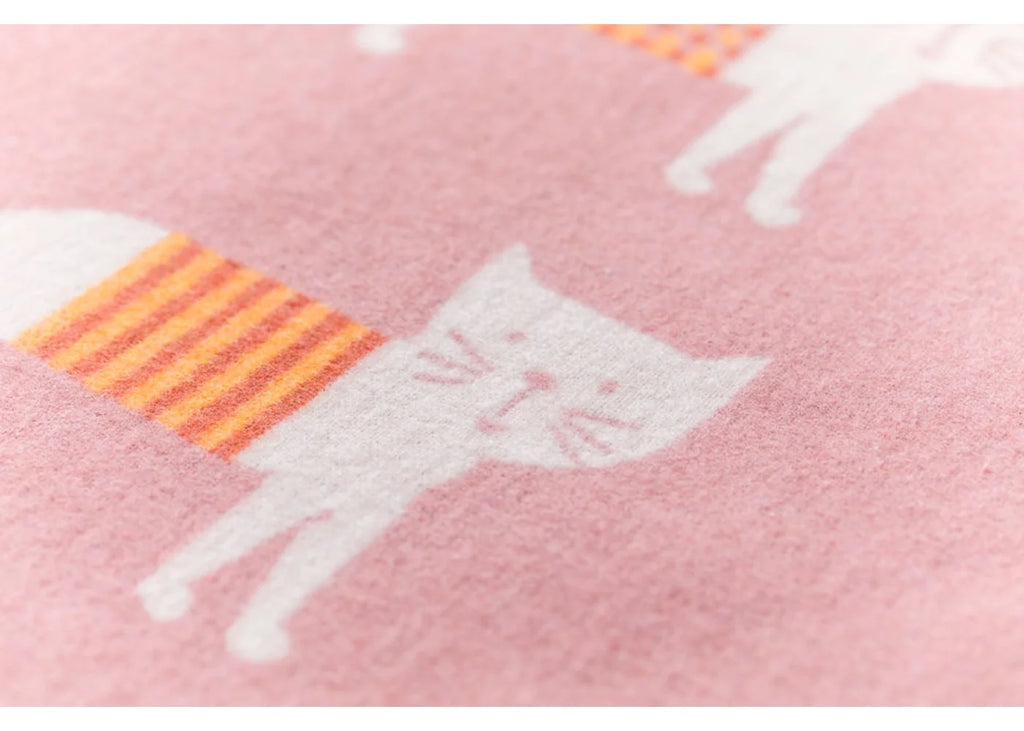 Coperta Flanella - Gattini Rosa - David Fussenegger - immagine 3