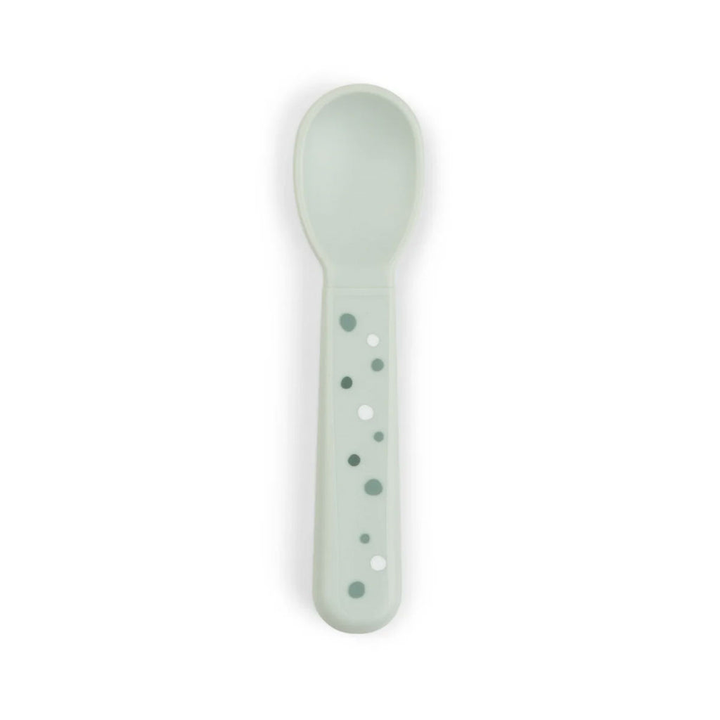 Cucchiaio Da Apprendimento 100% PP Alimentare - Dots Verde