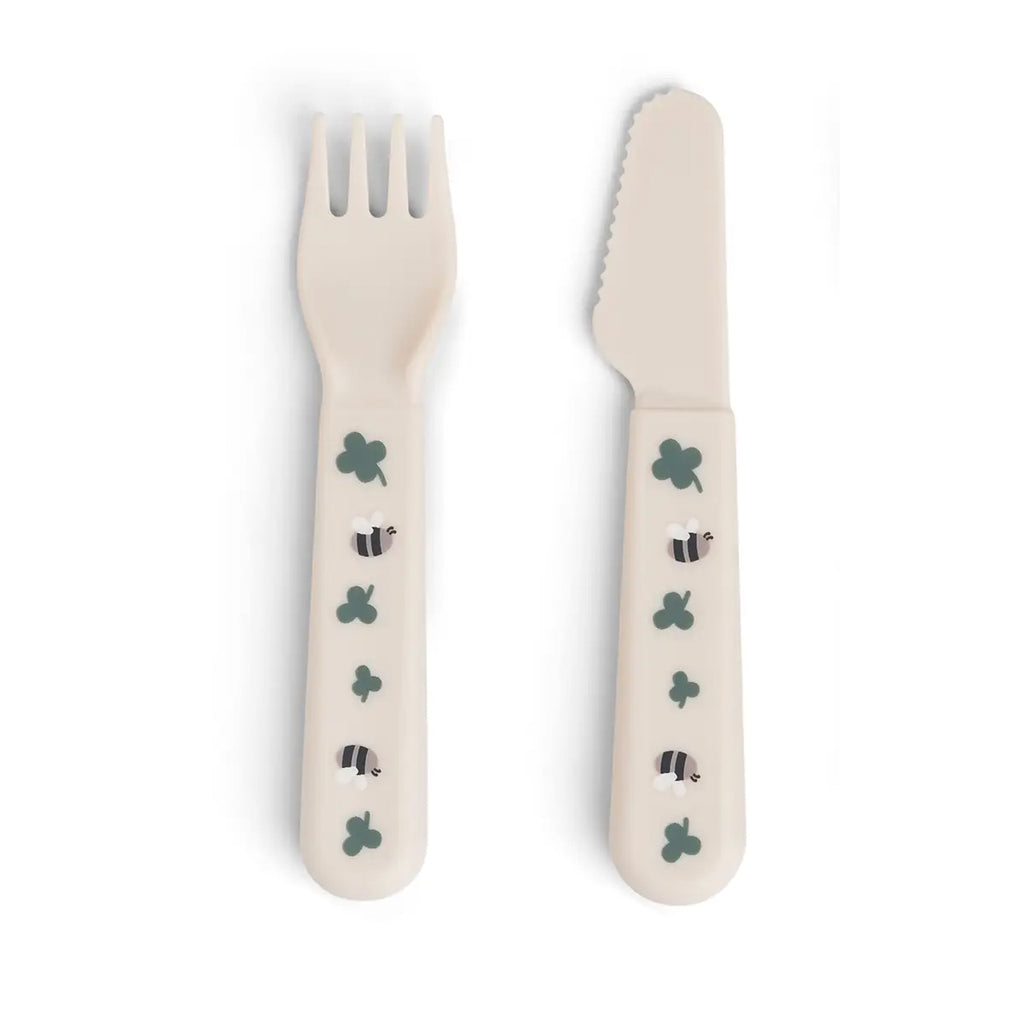 Set Posate  Da Apprendimento 100% PP Alimentare - Sabbia